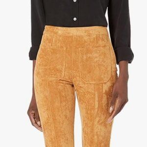 [BLANKNYC] Womens Faux Suede Bootcut Pants in Toasted Caramel Size 28 NWT